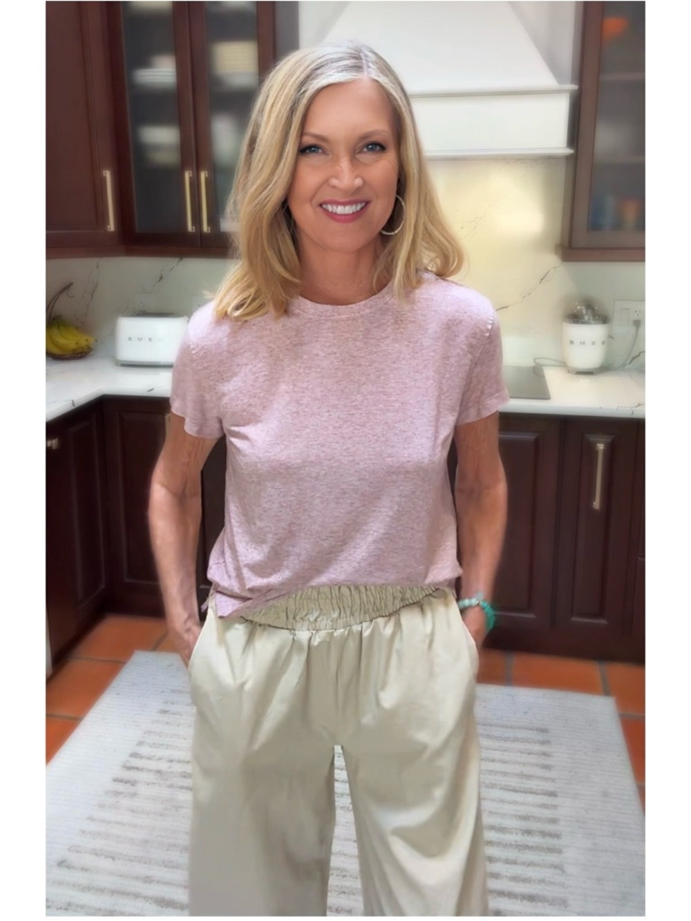 NWT Beige Linen Blend Pants-S - Picture 4 of 17